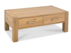 Sopha Living Room Furniture -Avocado Light Oak coffee table with drawers