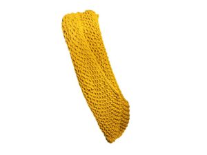 Sopha Chunky knit throw mustard