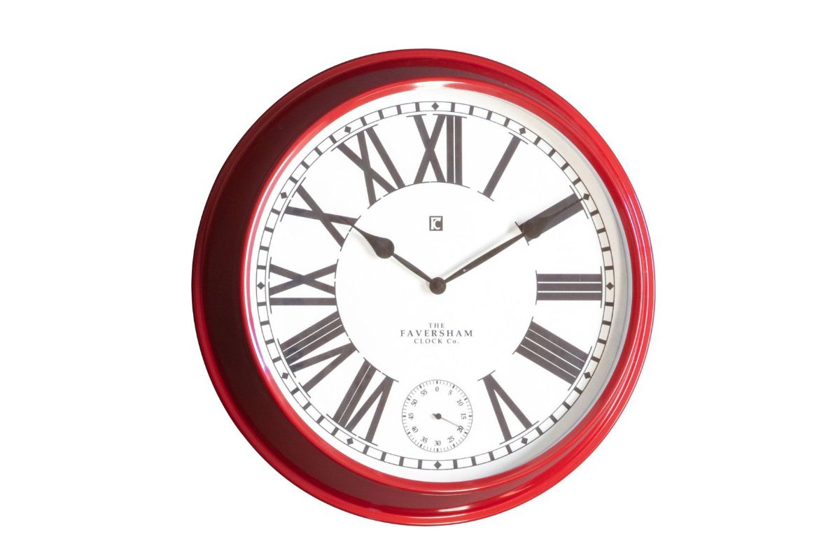 Sopha Paris Clock in Red