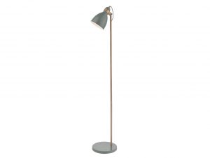 Kiran Grey And Copper Floor Lamp