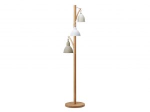 Oran 3 Light Floor Lamp with Painted Shades
