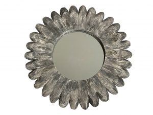 Sopha Black Wash Flower Mirror