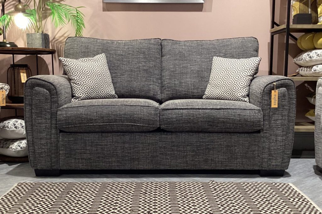 Sopha Sopha Galaxy Small Sofa Stock in Charcoal cold cure