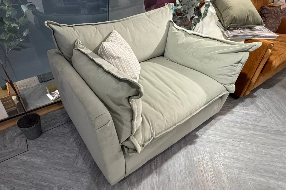 Clearance: Cannoli Cuddler sofa