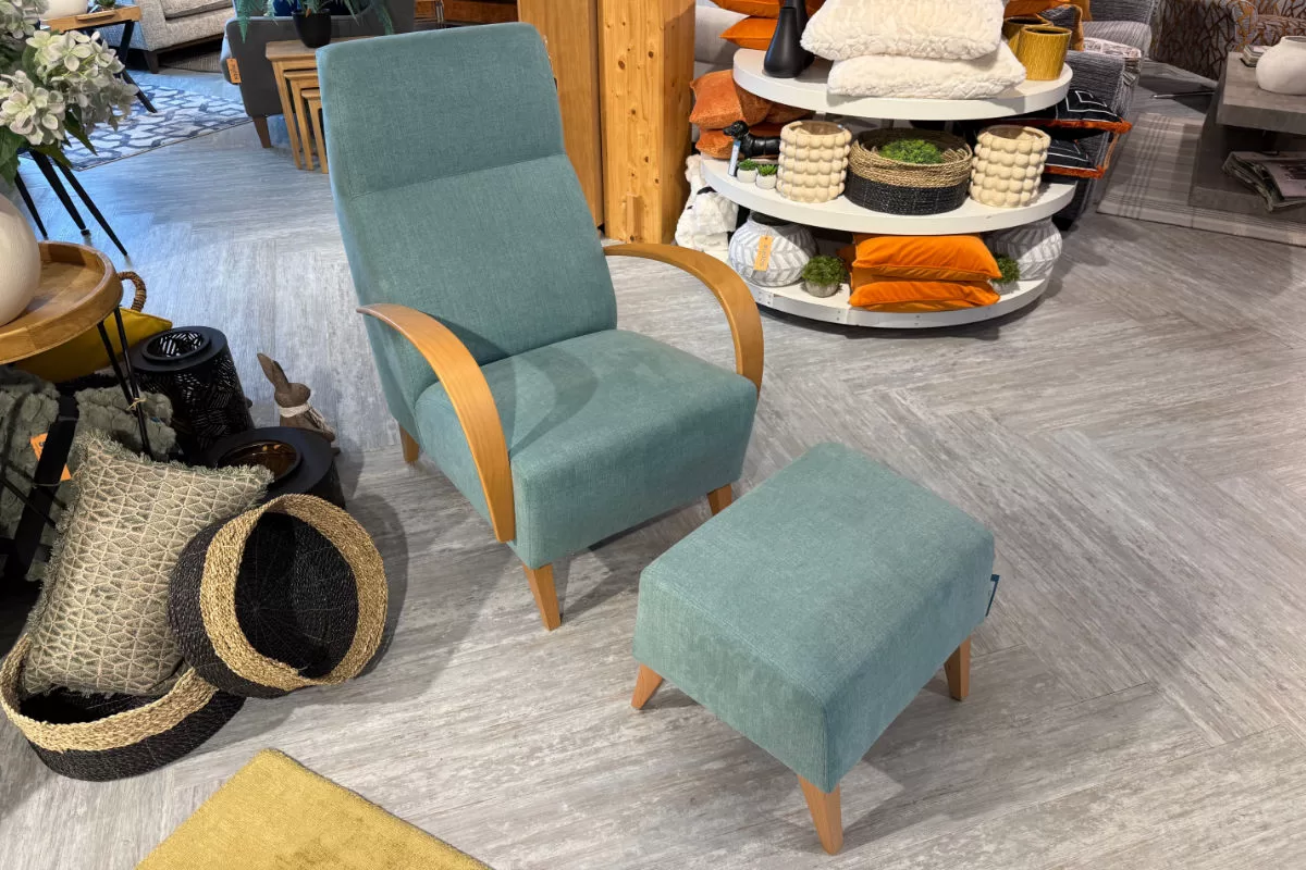 Clearance: Tortilla Chair and Footstool