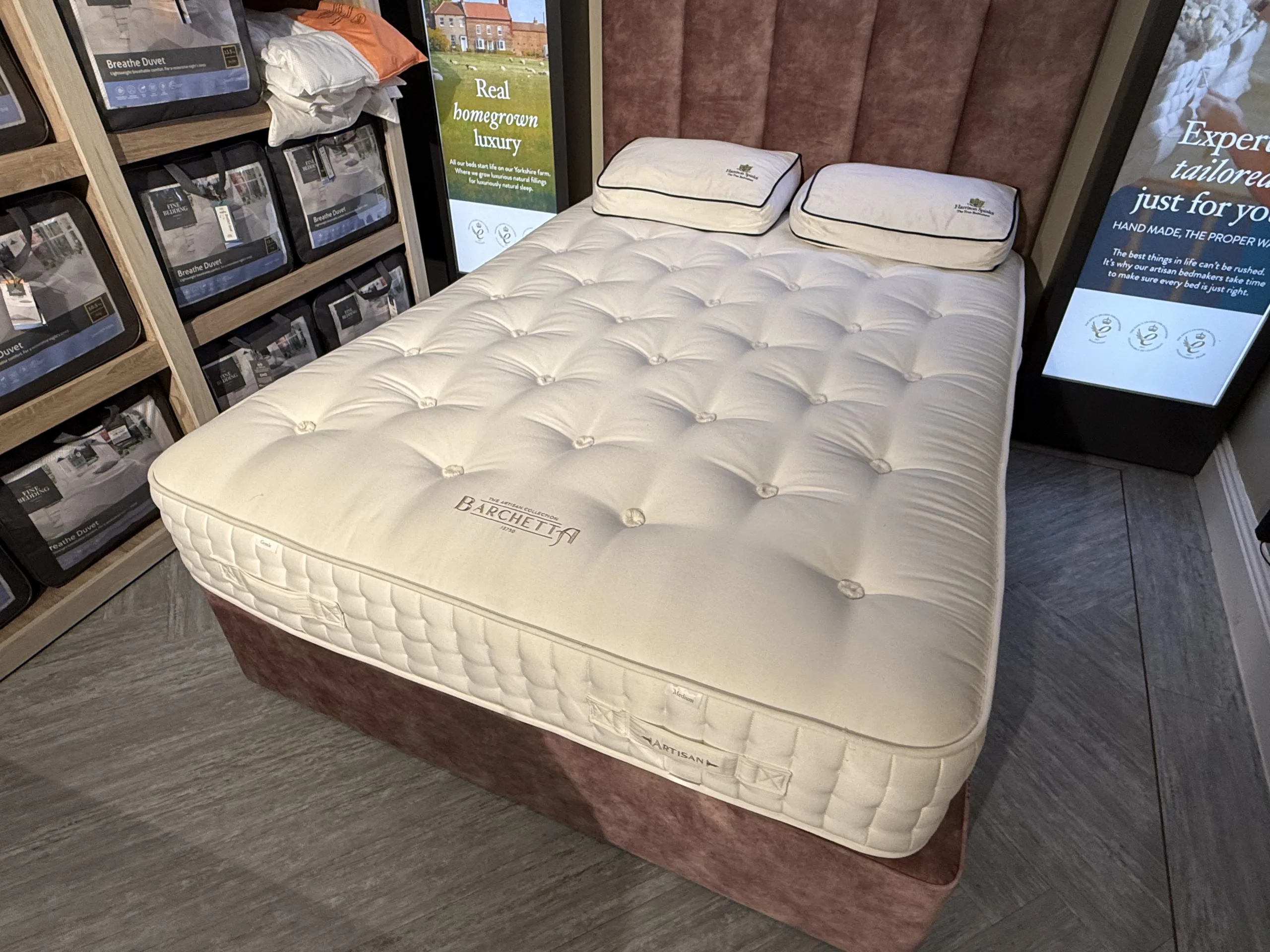 Clearance: Harrison Spinks 150cm Barchetta 13,750 Seasonal Turn Mattress